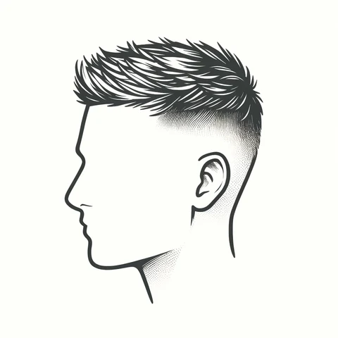 Haircut for Round Face Men