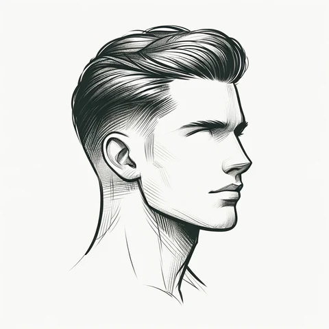 Haircut for Round Face Men